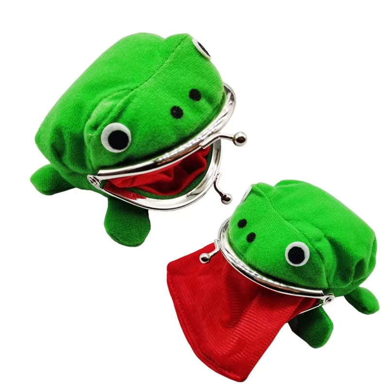Plush Frog Coin Wallet Anime Ninja Wallet Halloween Role Playing Ninja Theme Party Gift