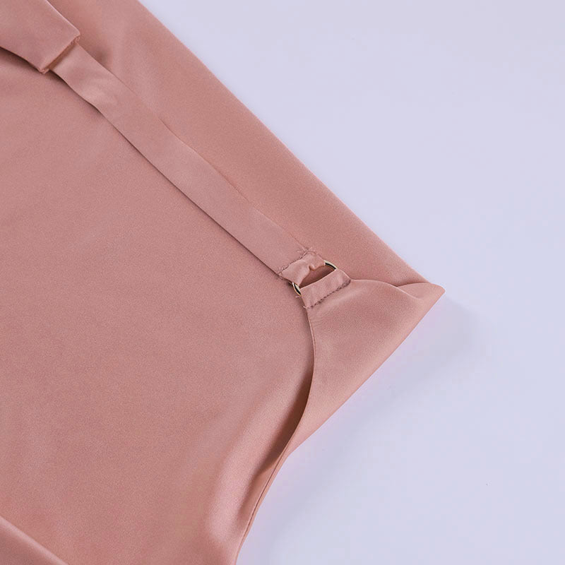 Satin Sizzle: The "I Can't Dance Without Tripping" Summer Mini Dress!