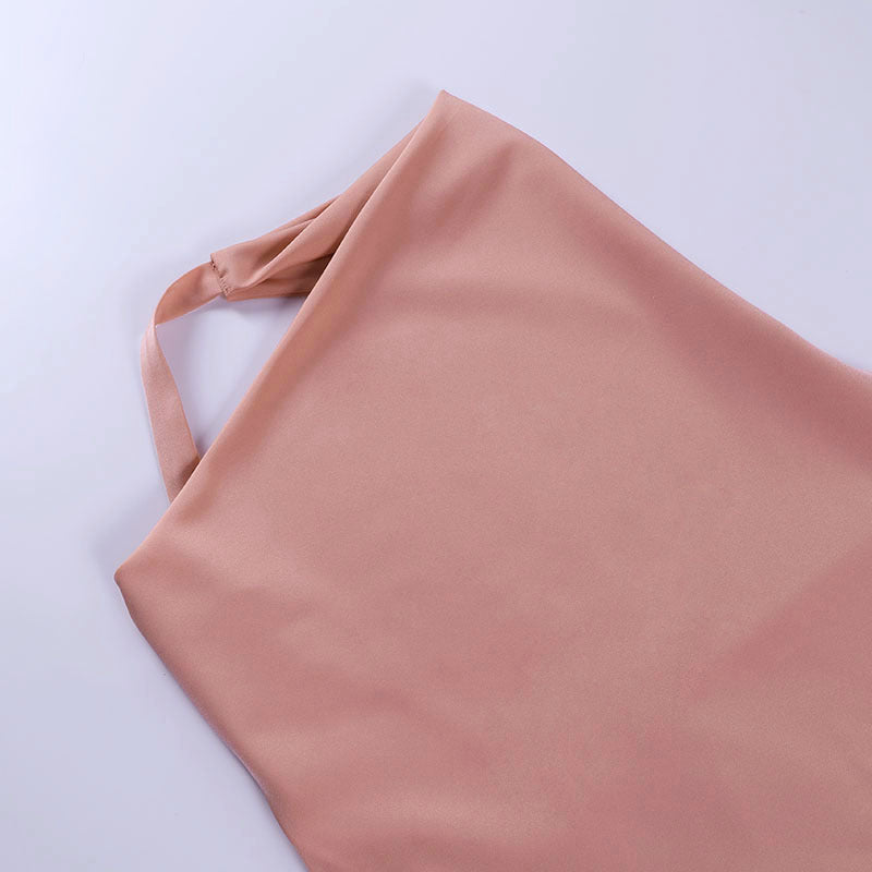 Satin Sizzle: The "I Can't Dance Without Tripping" Summer Mini Dress!